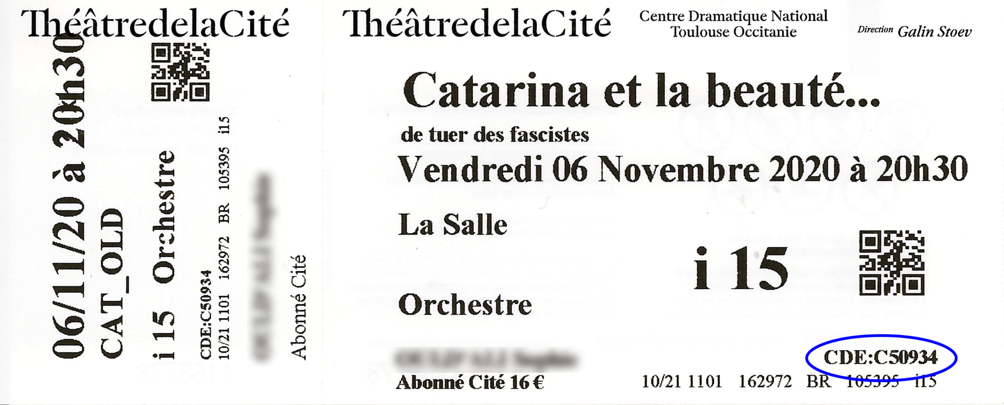Où trouver ma référence billet ?